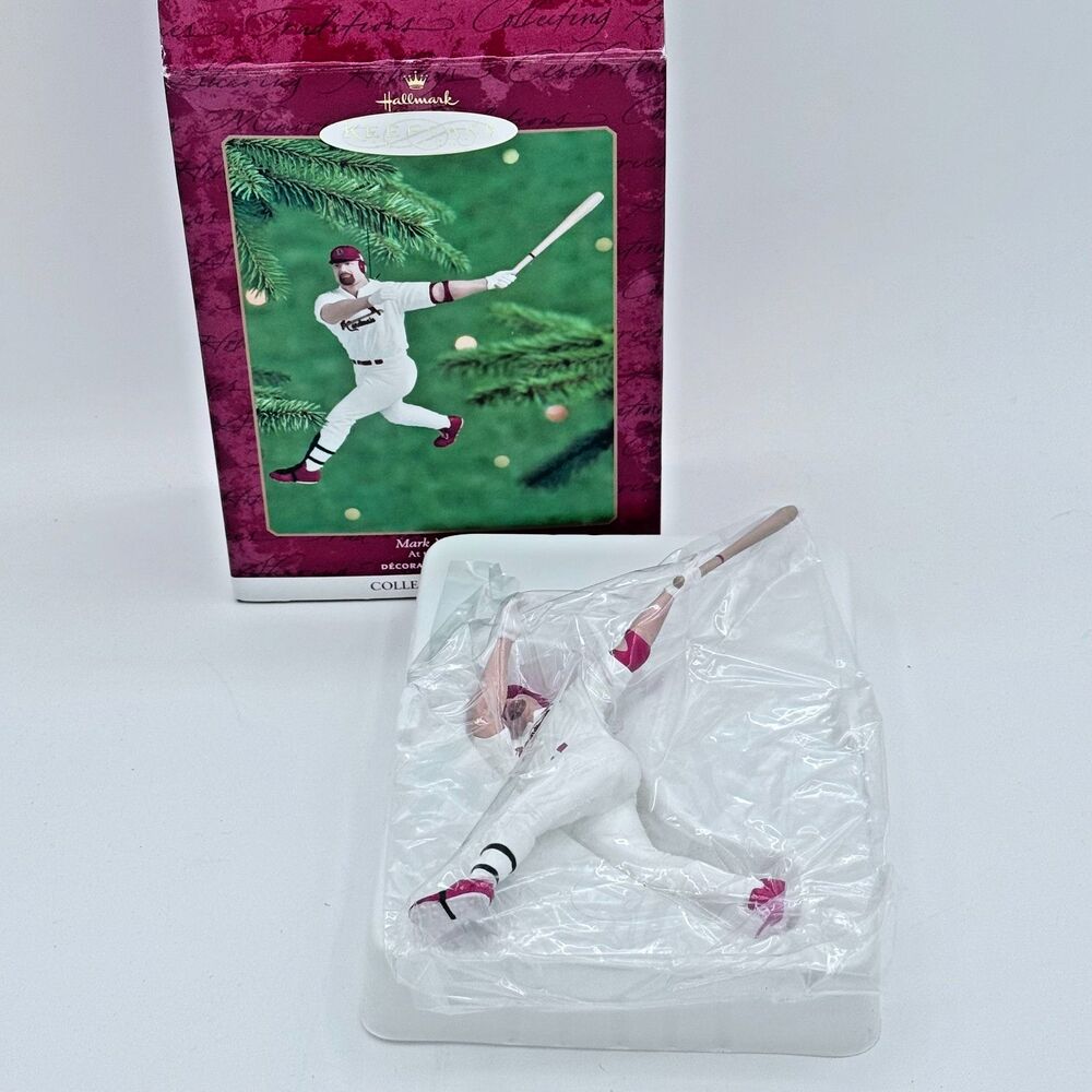 Mark McGwire St Louis Cardinals MLB Baseball 2000 Hallmark Christmas Ornament